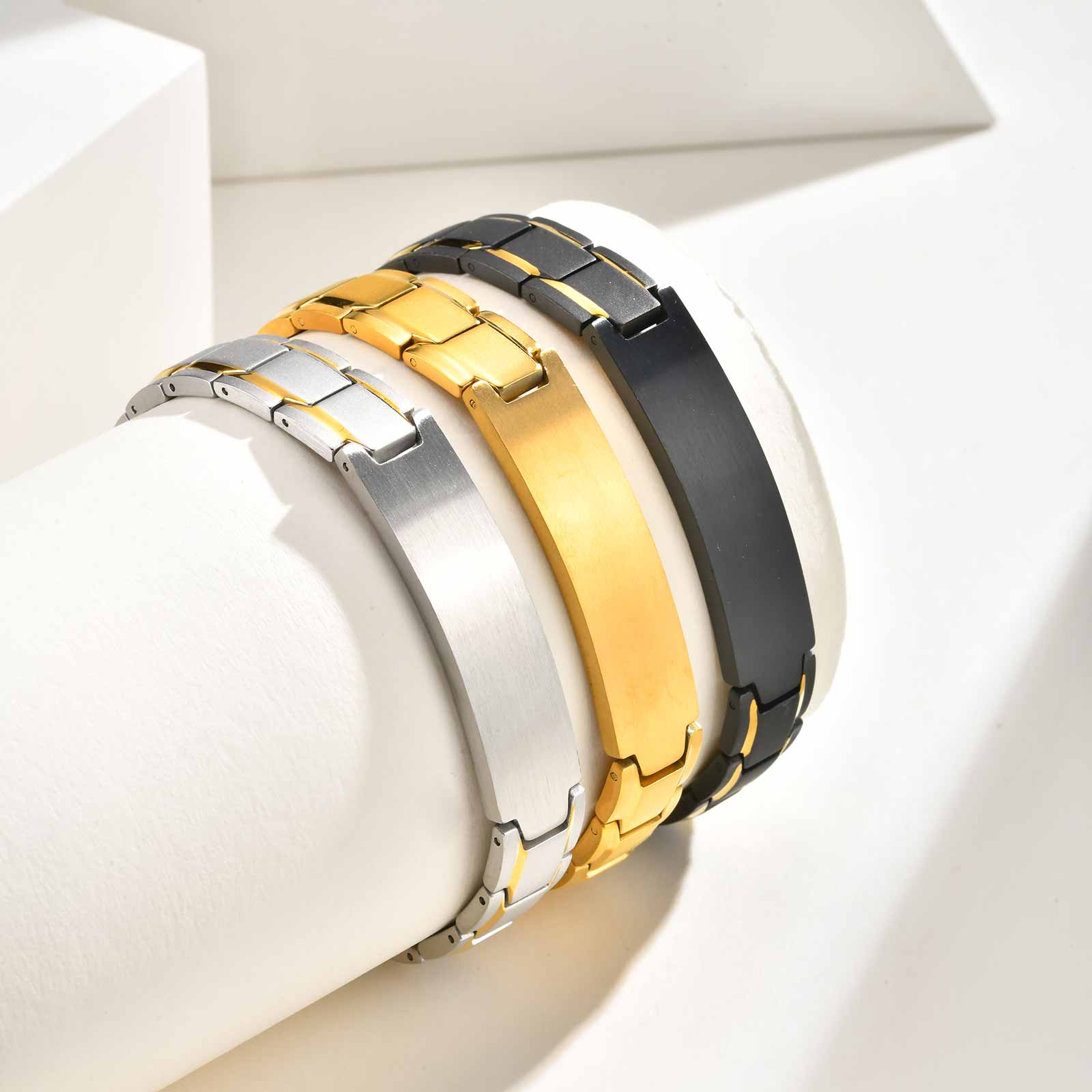 Jewelry Watches For Men - Erkekler için Özel İsim Yazılı Bileklik,