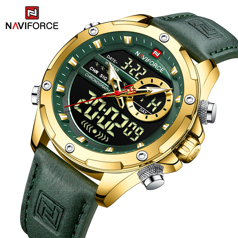 Jewelry Inspired Watches - Naviforce Mens bilek saatler 2022 üst