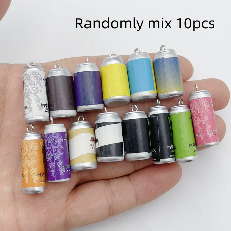 Drop Earrings - 10 Adet Mini Simülasyon İçecek Kutusu