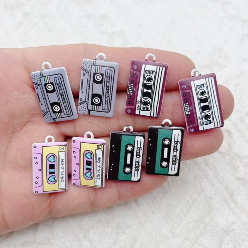 Drop Earrings - 10 adet alaşım takı aksesuarları, yağ