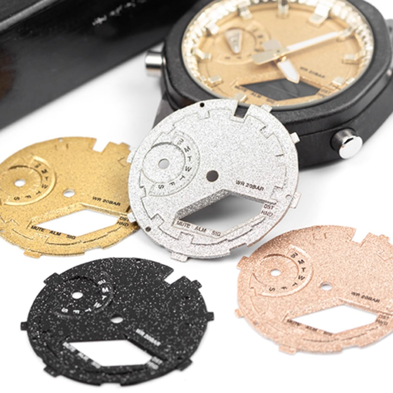 Casio Watch G-Shock Ga-2100 - Don Altın Yangın Desen Kadranı Casio