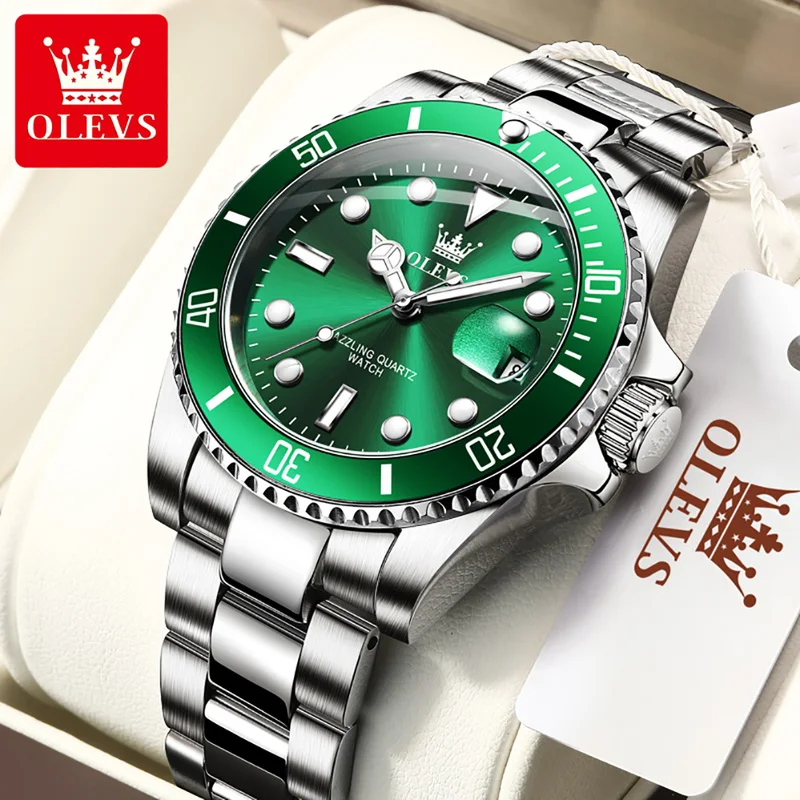Jewelry Inspired Watches - OLEVS Orijinal Quartz saat Erkekler için