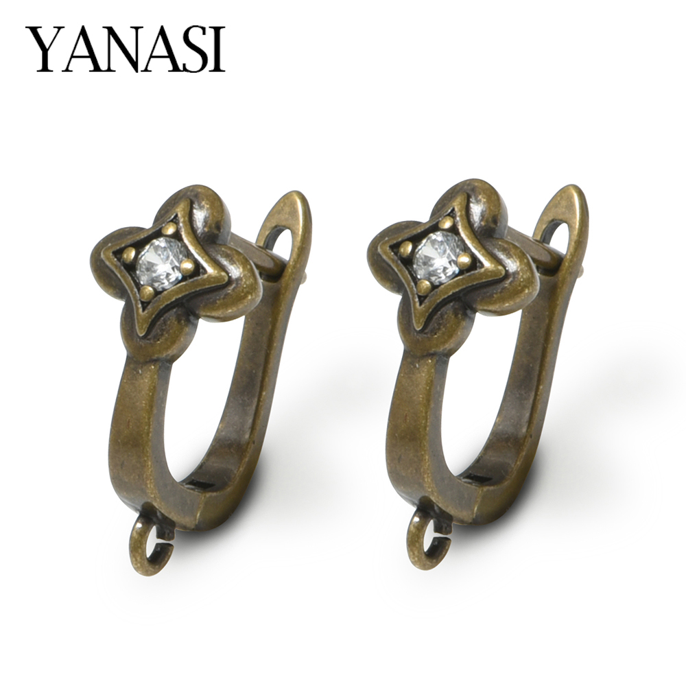 Hoop Earrings - YENI 1 Çift Antik Bronz Pirinç