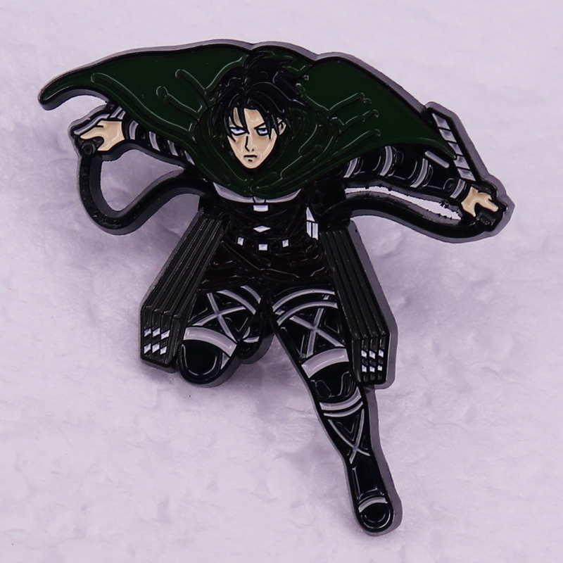 Levi Jewelry & Watches Inc - Kan Anime saldırı Titan emaye Pin