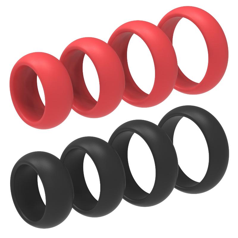 Couple Ring Set - Erkekler için 4 Parça Silikon Penis