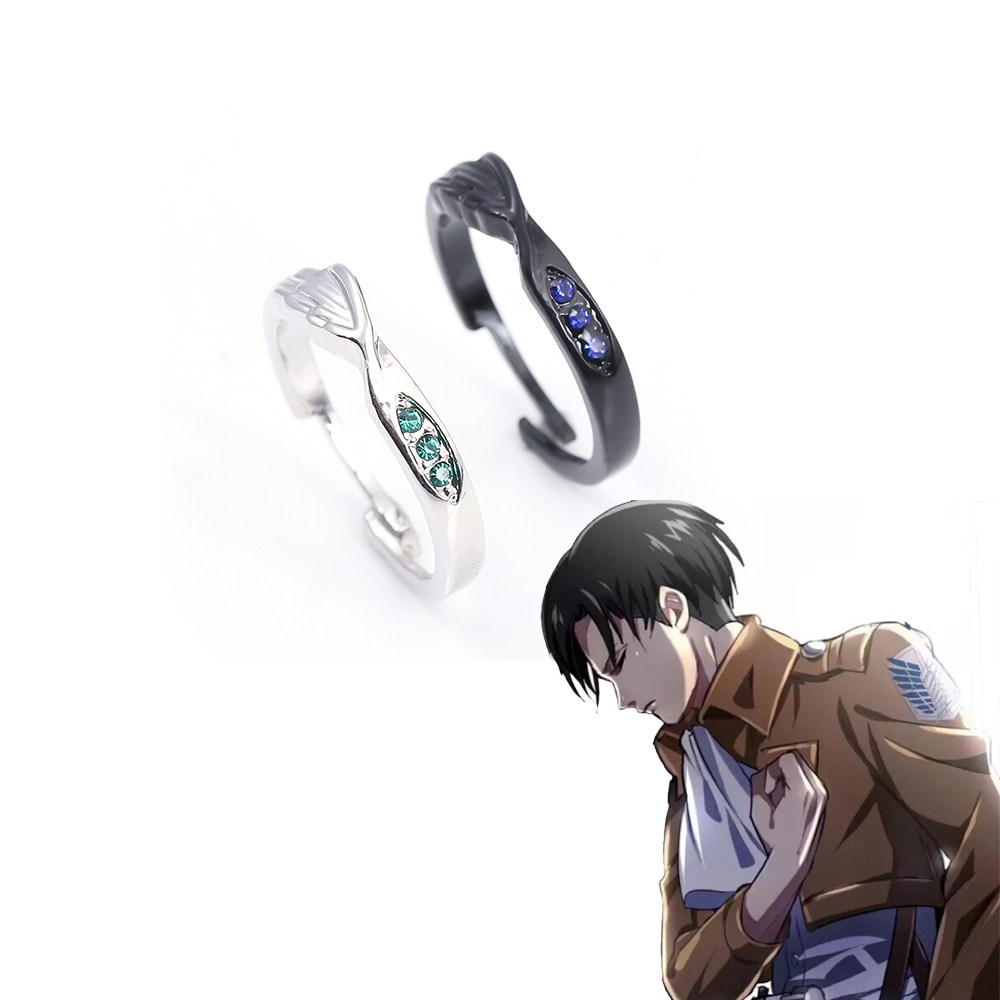 Anime Titan Yüzükler Anime Kar - Levi Jewelry & Watches Inc incelemesi ve fiyatı