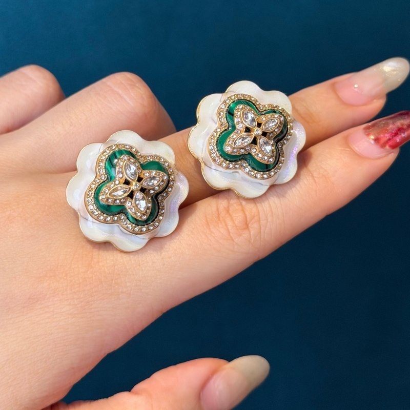 Vintage Beyaz Emaye Lotus Yapr - Turquoise Stone Ring incelemesi ve fiyatı