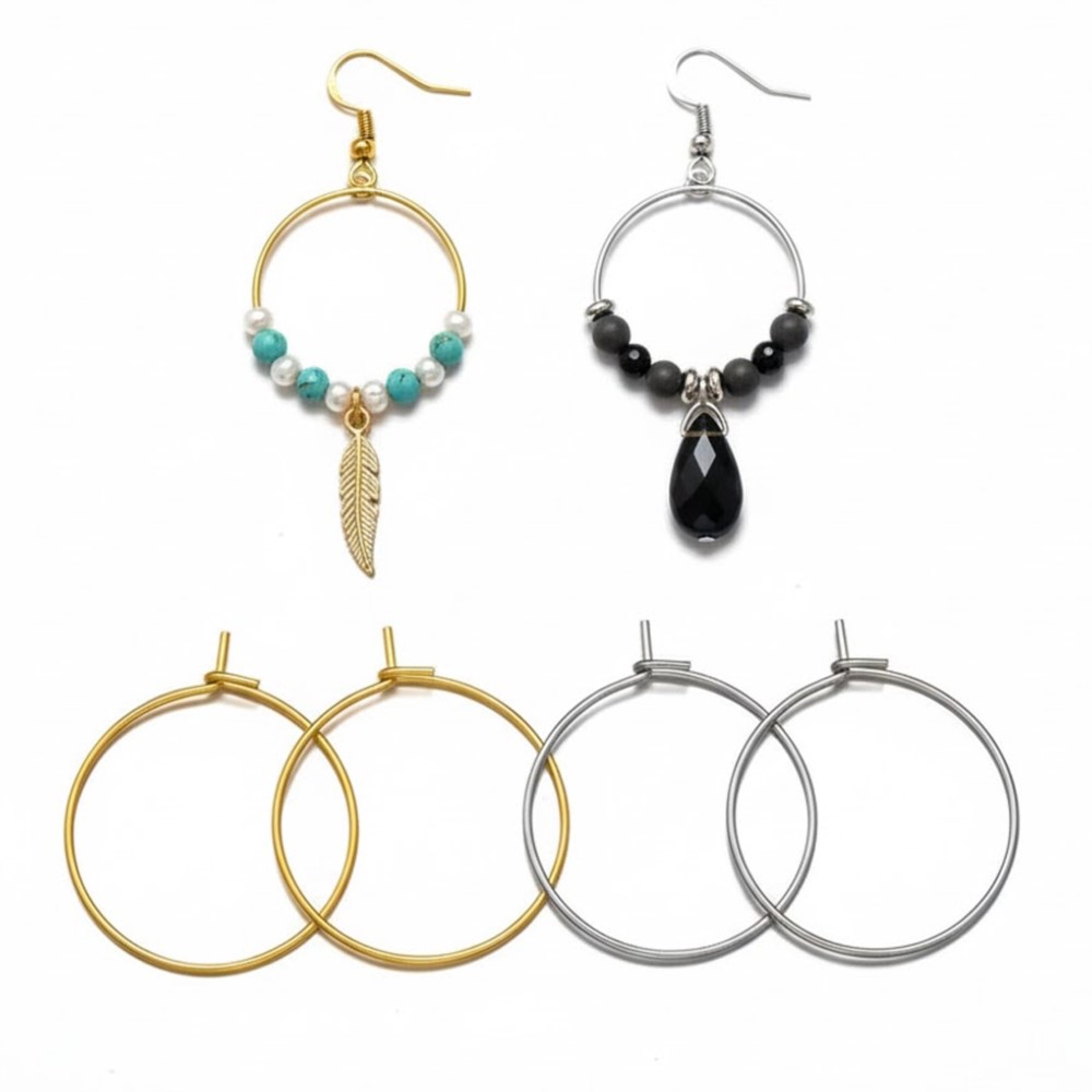 50 Adet 316 Paslanmaz Çelik 15 - Hoop Earrings incelemesi ve fiyatı