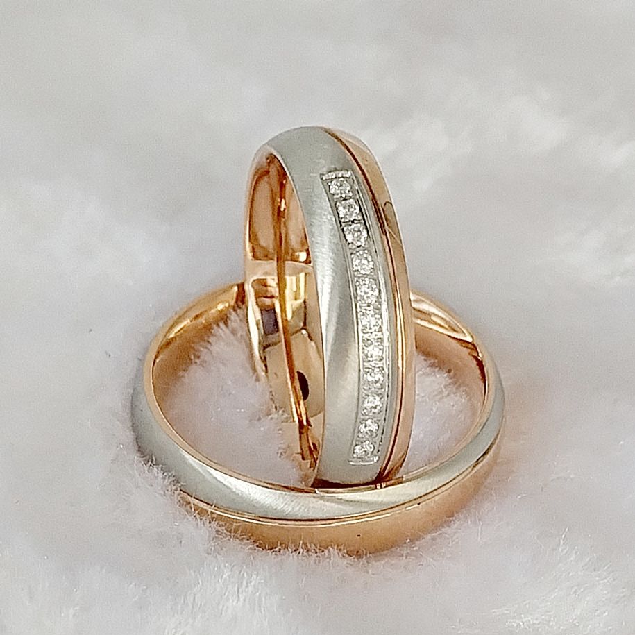 Tasarımcı El Yapımı 18 Ayar Gü - Couple Ring Set incelemesi ve fiyatı