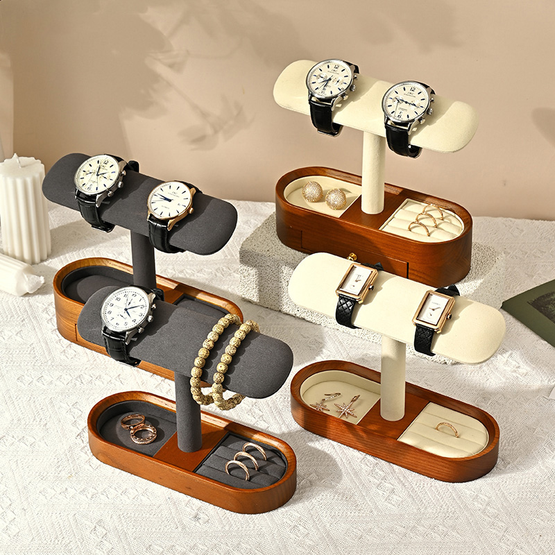Oirlv katı ahşap saat organiza - Jewelry Box With Watches incelemesi ve fiyatı