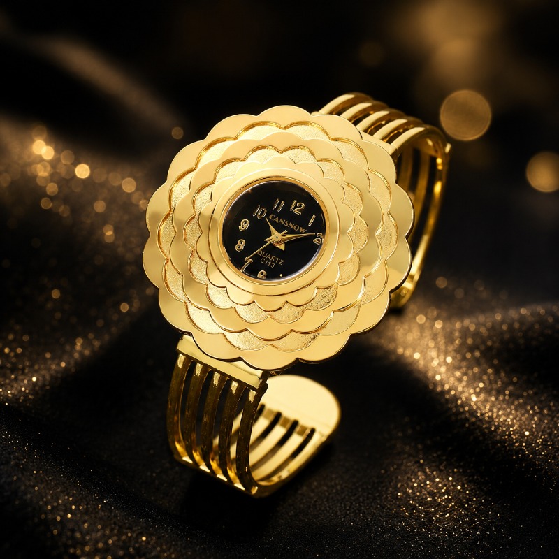 Zarif kadın çiçekli kuvars saa - Unique Jewelry Watches incelemesi ve fiyatı