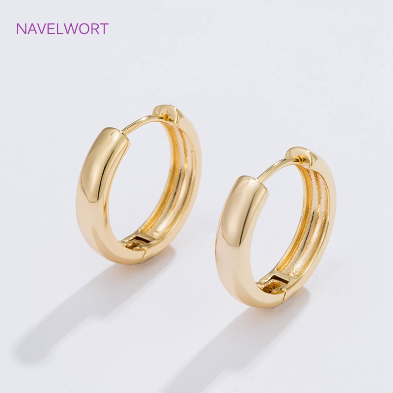 6 boyutları altın kaplama dair - Hoop Earrings incelemesi ve fiyatı