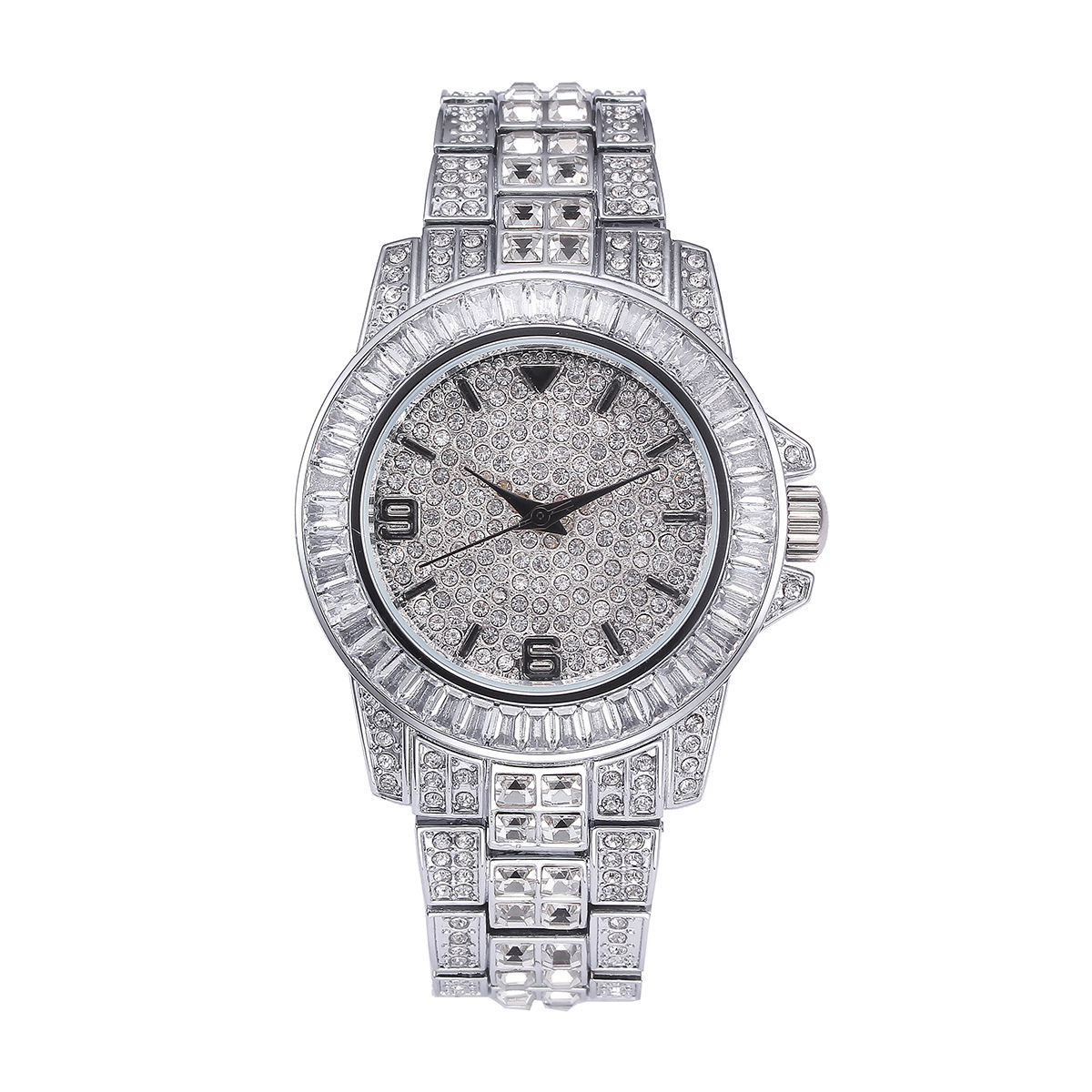 Lüks Tam Taş Kuvars Saatler Er - Jewelry Watches For Men incelemesi ve fiyatı