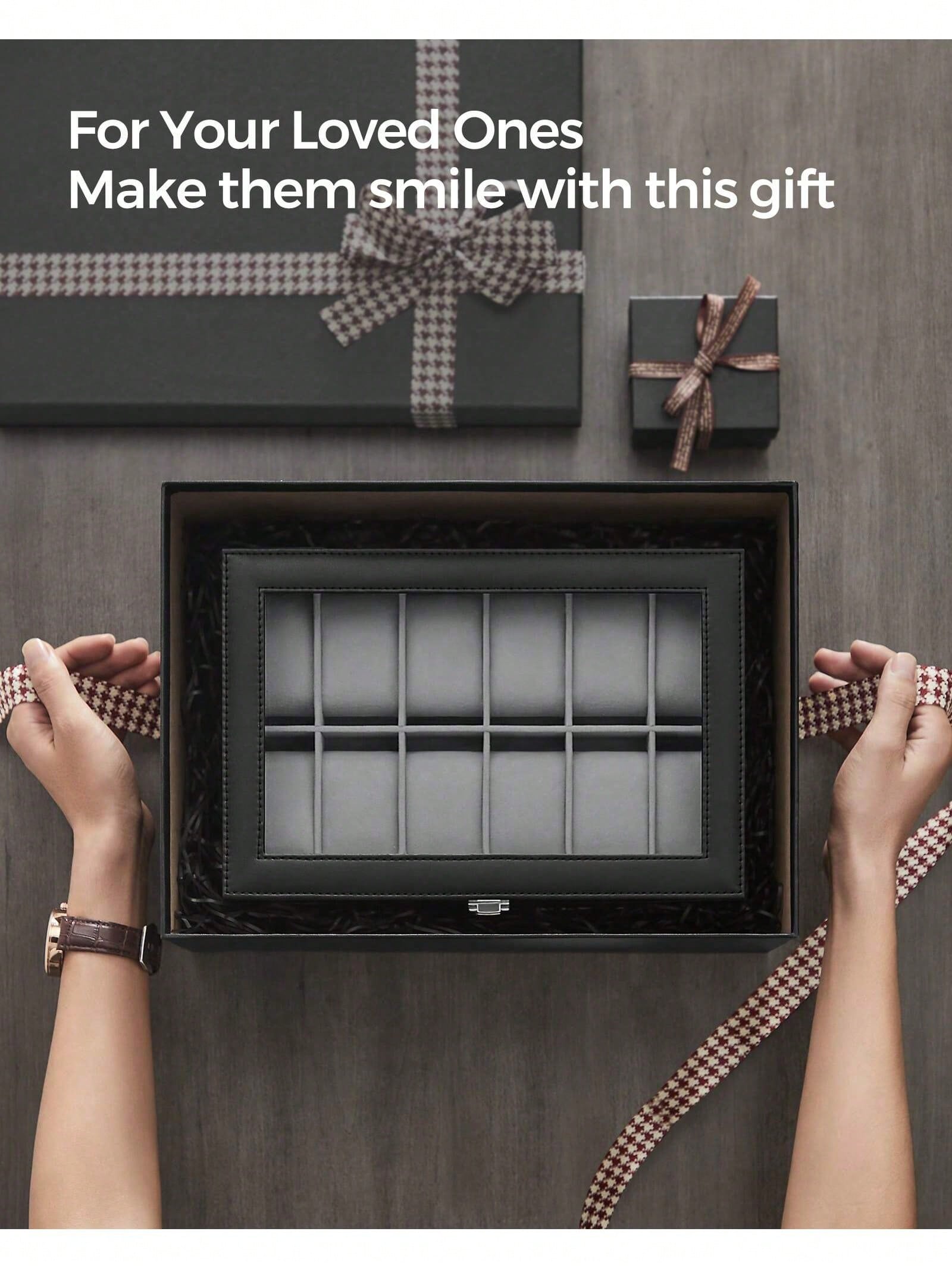 12 Yuvalı Kilitlenebilir Saat  - Jewelry Box With Watches incelemesi ve fiyatı