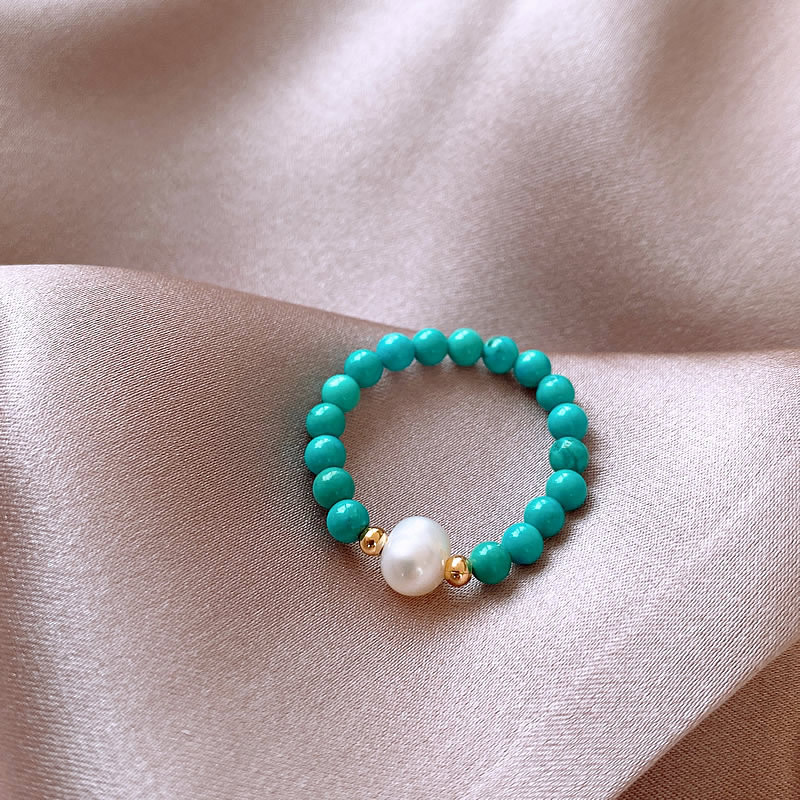 Yeni Varış Trendy Doğal Tatlı  - Turquoise Stone Ring incelemesi ve fiyatı