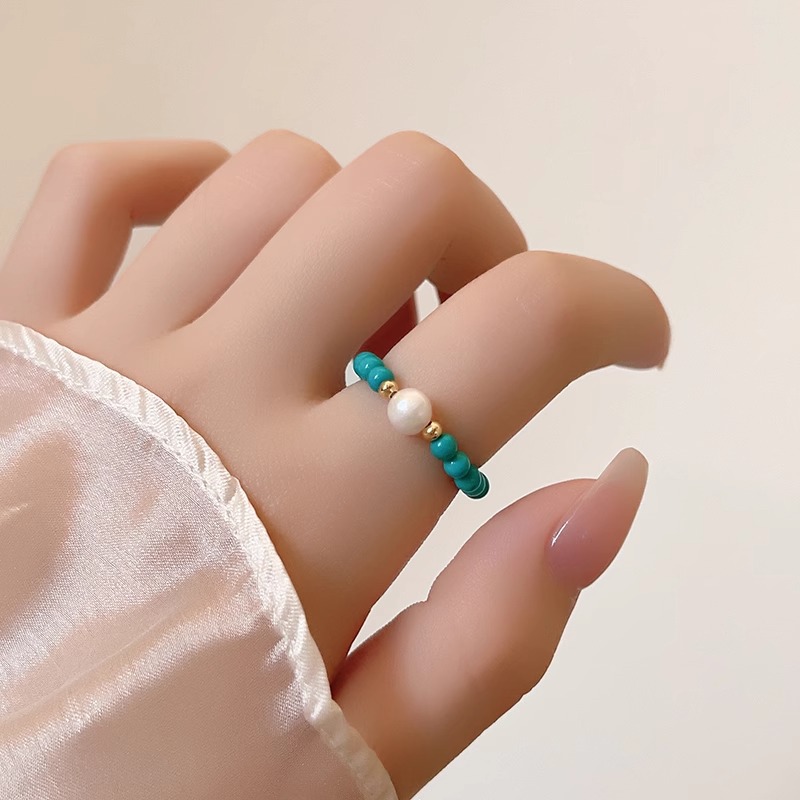 Yeni Varış Trendy Doğal Tatlı  - Turquoise Stone Ring incelemesi ve fiyatı