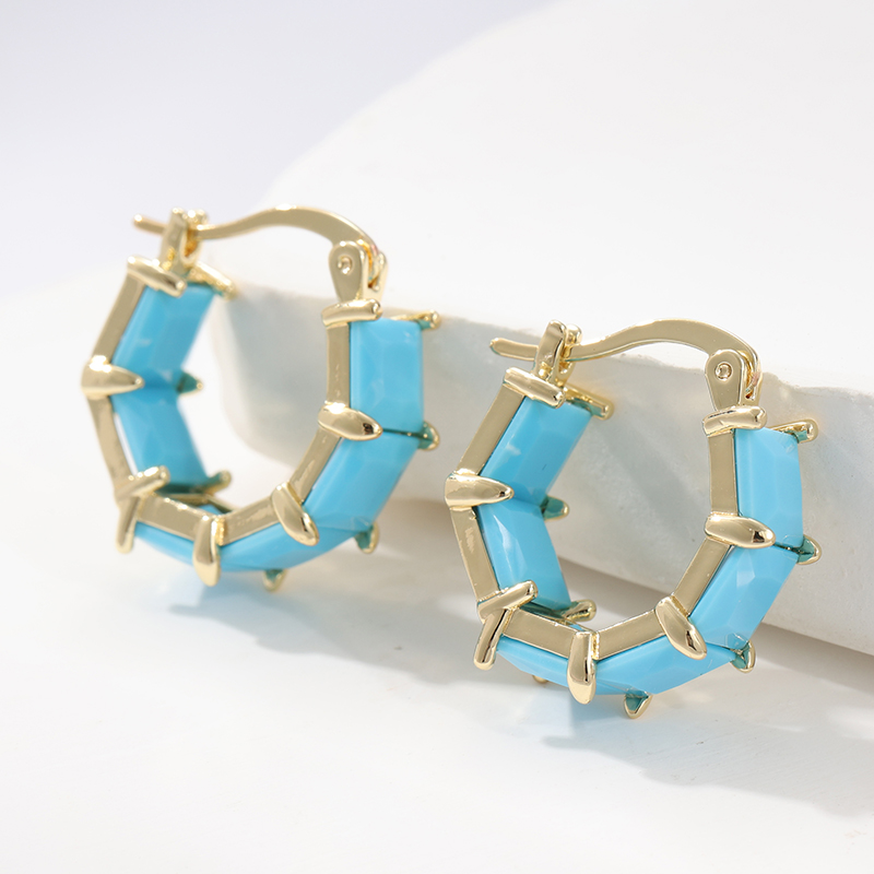 Moda Klasik Turkuaz Damalı Küp - Turquoise Stone Ring incelemesi ve fiyatı