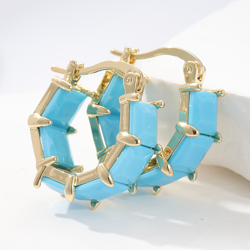 Moda Klasik Turkuaz Damalı Küp - Turquoise Stone Ring incelemesi ve fiyatı