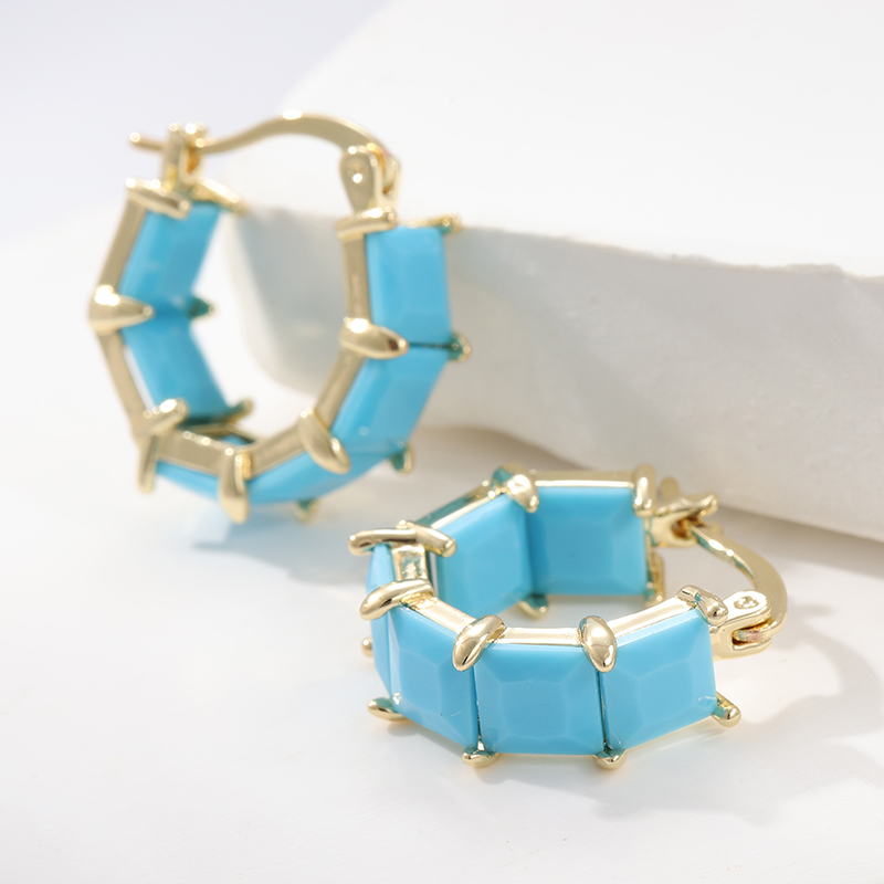 Moda Klasik Turkuaz Damalı Küp - Turquoise Stone Ring incelemesi ve fiyatı