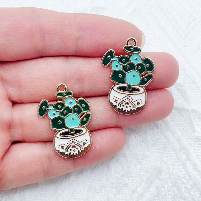 10 adet Kaktüs Bitki Yağı Daml - Drop Earrings incelemesi ve fiyatı