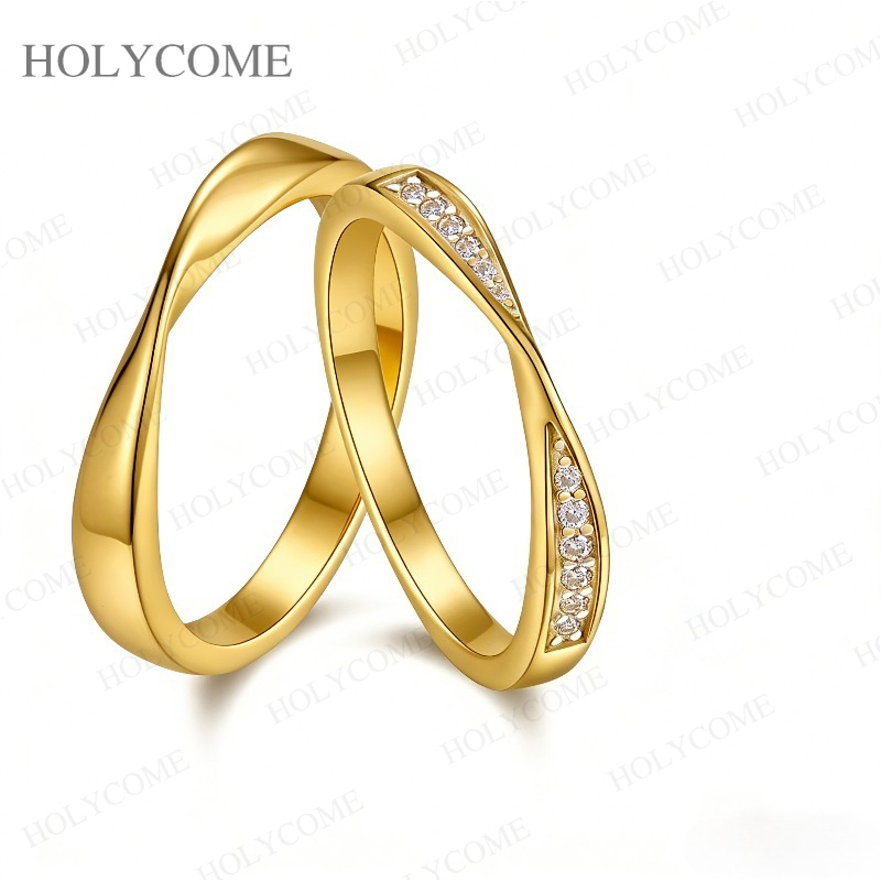 Moissanite Çift Yüzükler 925 A - Couple Ring Set incelemesi ve fiyatı