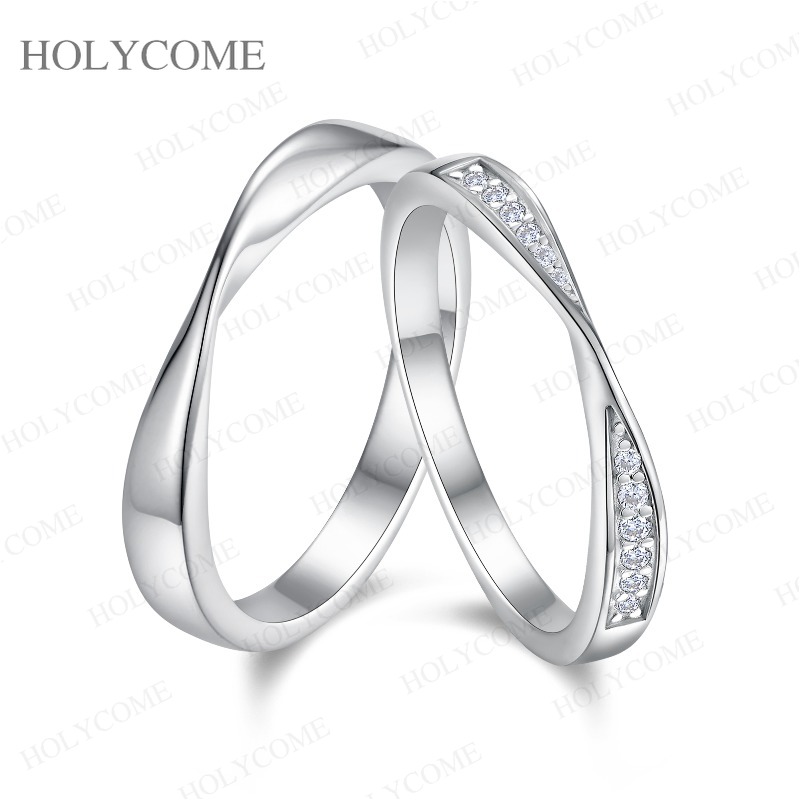 Moissanite Çift Yüzükler 925 A - Couple Ring Set incelemesi ve fiyatı