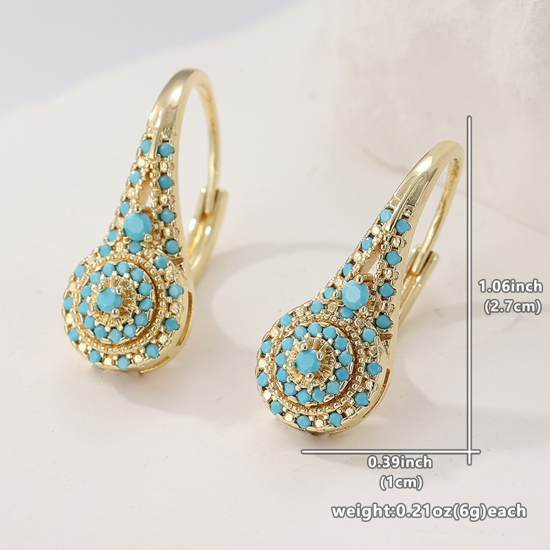 Zarif Moda Sentetik Turkuaz Al - Turquoise Stone Ring incelemesi ve fiyatı