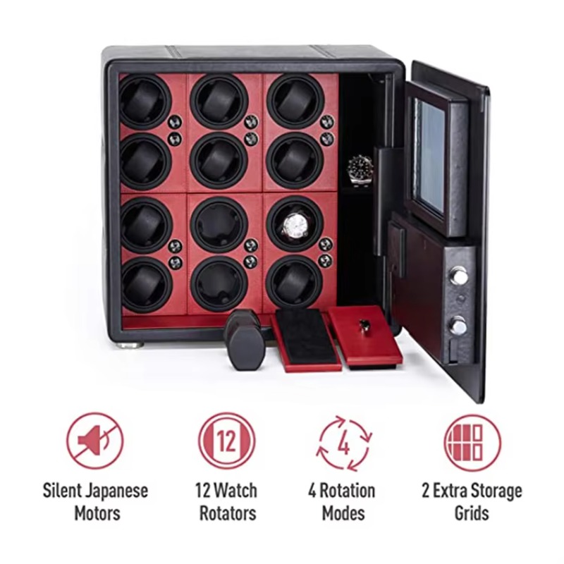 Lüks 12 Otomatik Rotorlu ve Mü - Jewelry Box With Watches incelemesi ve fiyatı