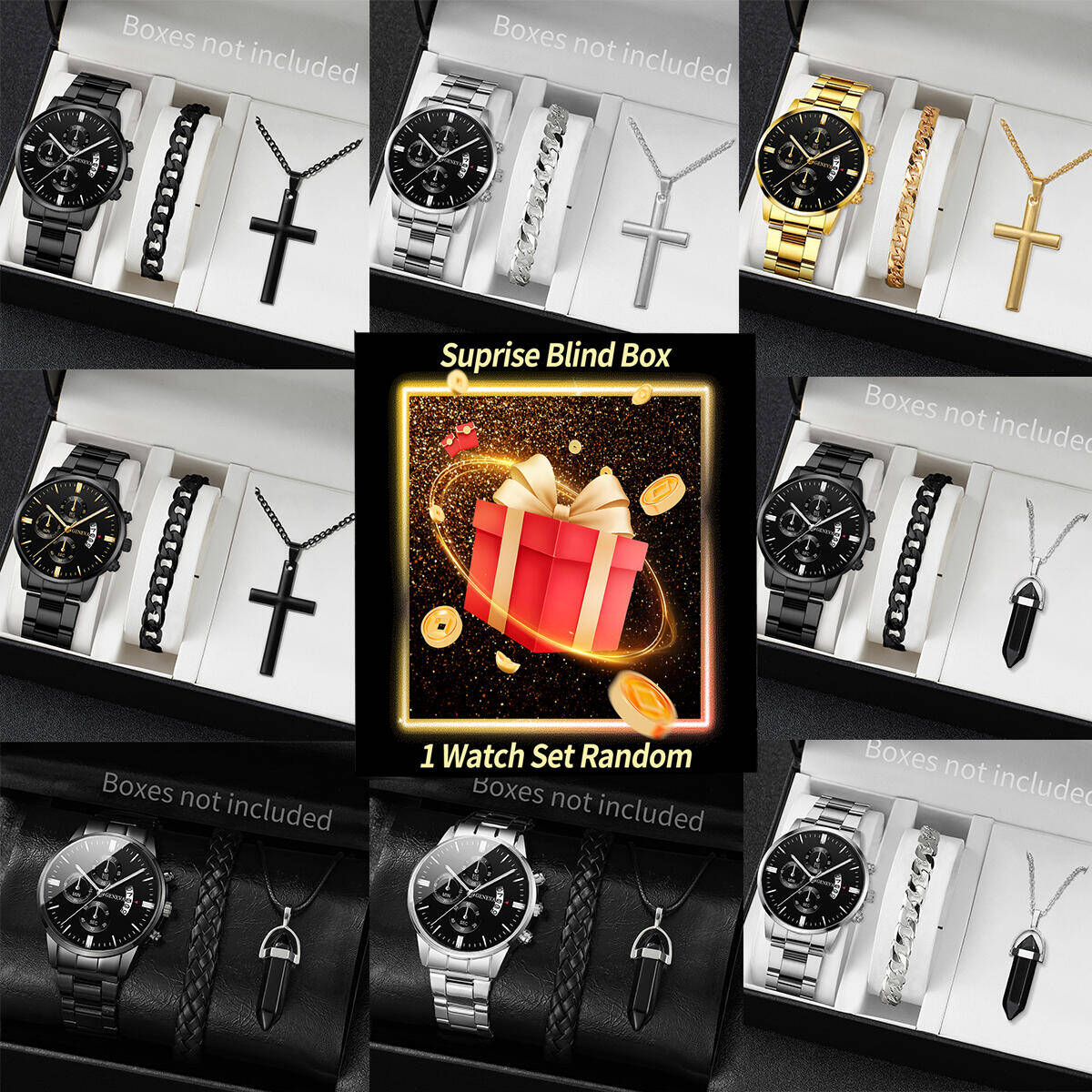 Sürpriz Gizemli Saat Kör Kutu- - Jewelry Box With Watches incelemesi ve fiyatı
