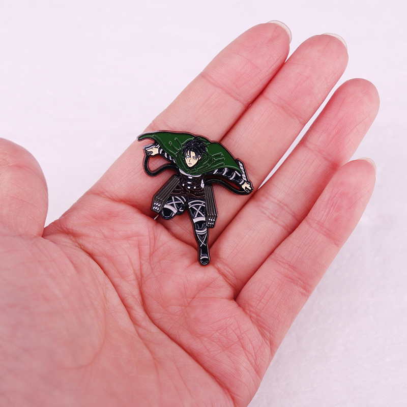 Kan Anime saldırı Titan emaye  - Levi Jewelry & Watches Inc incelemesi ve fiyatı