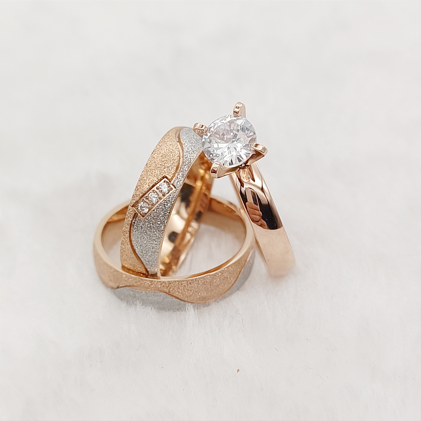 Teklif 3 adet Evlilik Promise  - Couple Ring Set incelemesi ve fiyatı