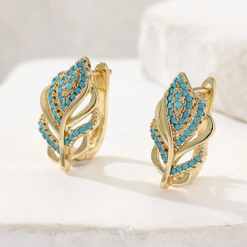Yaratıcı Yaprak Şekilli Halka  - Turquoise Stone Ring incelemesi ve fiyatı