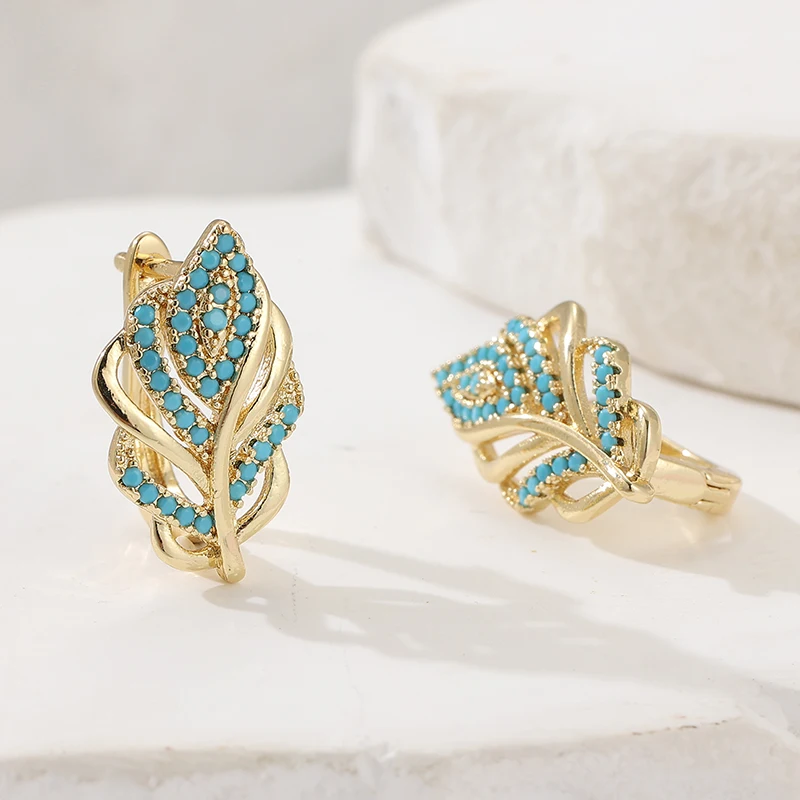 Yaratıcı Yaprak Şekilli Halka  - Turquoise Stone Ring incelemesi ve fiyatı